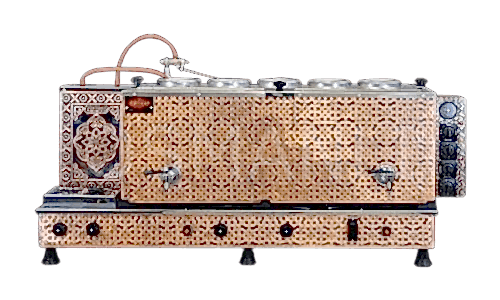 Tiryaki 5 Demlikli Bakır Tam Otomatik Çay Kazanı GAZ+ELK