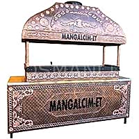 Osmanlı TEZGAHLI Bakır Ocakbaşı - AÇIK Kasa Ocakbaşı Mangal Izgara Barbekü