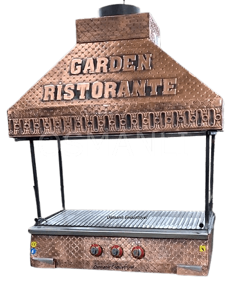 Osmanlı GAZLI Bakır Ocakbaşı - Ocakbaşı Mangal Izgara Barbekü