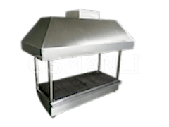 Osmanlı Paslanmaz Krom Ocakbaşı Mangal Izgara. 4 TARAFI AÇIK Köfte Kebap Ocağı