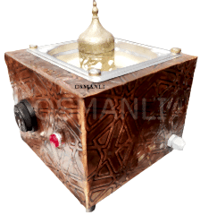 Osmanlı KUMDA KAHVE MAKİNESİ TEK CEZVELİK BAKIR