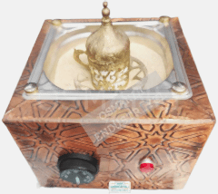 Osmanlı KUMDA KAHVE MAKİNESİ TEK CEZVELİK BAKIR