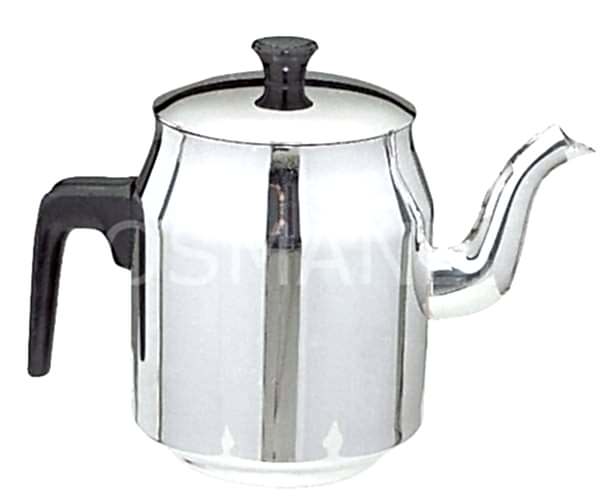 Osmanlı 3 NO ÇELİK KAHVECİ DEMLİĞİ - ÇAY KAZANI İÇİN PASLANMAZ DEMLİK ÇAYDANLIK