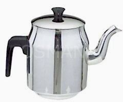 Osmanlı 3 NO ÇELİK KAHVECİ DEMLİĞİ - ÇAY KAZANI İÇİN PASLANMAZ DEMLİK ÇAYDANLIK