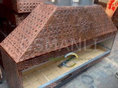 Osmanlı Kapalı Kasa Bakır Ocakbaşı - Ocakbaşı Mangal Izgara Barbekü