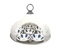 Osmanlı KAPALI (MOBLEN) ASKILI ÇAY TEPSİSİ - KÜÇÜK BOY