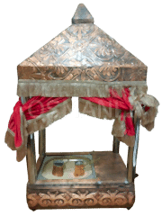 Osmanlı Masaüstü Kumda Kahve Standı Kahveci Güzeli