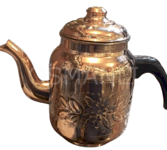 Osmanlı BAKIR KAHVECİ DEMLİĞİ - ÇAY KAZANI İÇİN DEMLİK ÇAYDANLIK - ORTA BOY