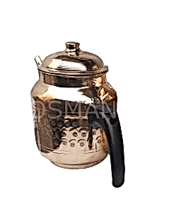 Osmanlı BAKIR KAHVECİ DEMLİĞİ - ÇAY KAZANI İÇİN DEMLİK ÇAYDANLIK - KÜÇÜK BOY
