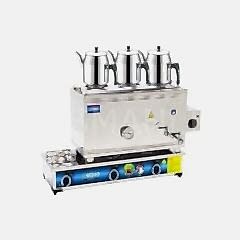 Mizan MÇ 401 40lt 3 Demlikli Gaz+Elektrikli Çay Kazanı