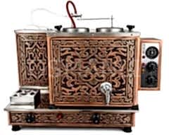 Sistem 2 Demlikli Bakır Çay Kazanı GAZ+ELK